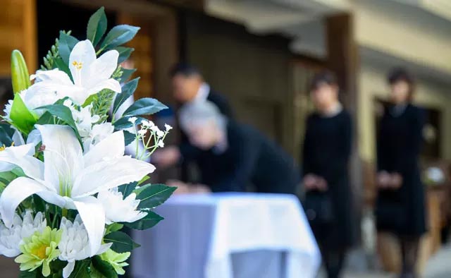 東京都北区の葬儀社ケアーズコーポレーションが葬儀を行っている様子